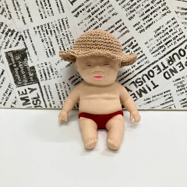 お人形の帽子　頭まわり16センチのアグリーベイビーズサイズ 赤ちゃんスクイーズカテゴリ: その他ドール、人形