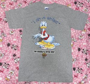 DCA「グリズリー・リバー・ラン　ドナルド」Tシャツ/レディースXS、キッズ150.160目安/カルフォルニアディズニー