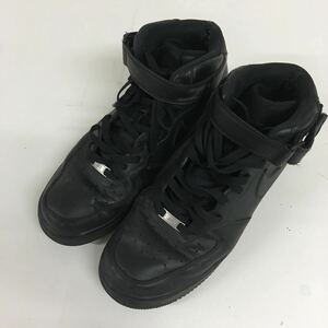 送料込み★NIKE AIR ナイキ★ハイカットスニーカー　メンズシューズ★ブラック　黒★29㎝#60507s351