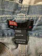 DIESEL ディーゼル　デニムスカート　ミニスカート　ビンテージ加工　セレクト　レディース　ダメージ加工 古着_画像3