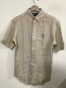 RALPHLAUREN Ralph Lauren BLAKE Brave рубашка с коротким рукавом linen рубашка select бежевый б/у одежда мужской 
