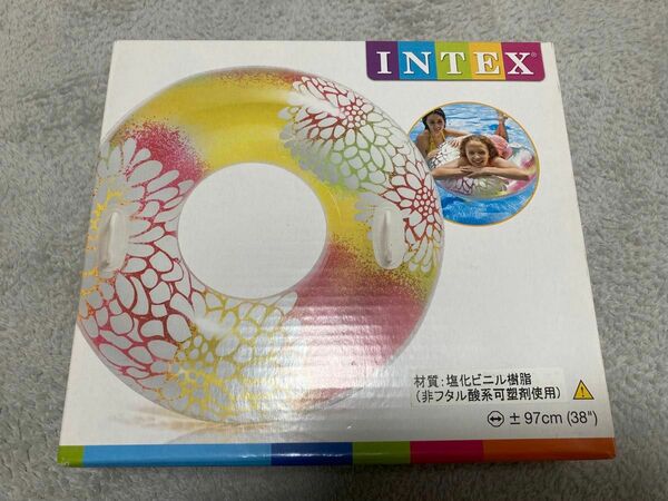 浮き輪　INTEX 97cm ハンドル付き