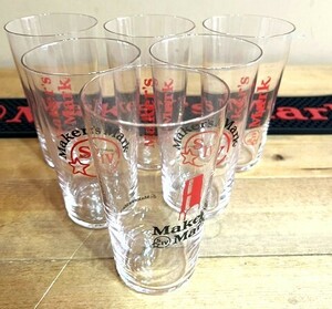 ★中古★Maker's Mark メーカーズマーク ハイボールグラス ６個 ＆ バーマット セット★３種類