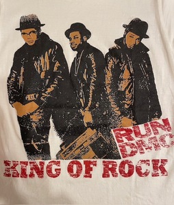 76★USA古着★RUN DMC KING OF ROCK フォトプリントTシャツ 白★Sサイズ★送料無料!!