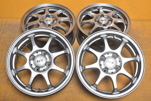 240417504047210　LCZ　14×5.5J　+38　4穴　PCD100　ハブ径67mm　テーパー　4本セット