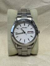 SEIKO セイコー クォーツ 腕時計 デイデイト 7N43-9080 白文字版 ホワイト_画像1