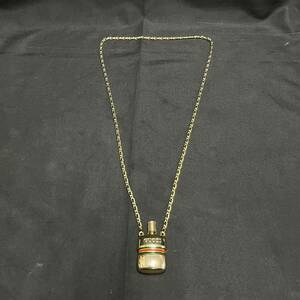 CEK050H GUCCI Gucci long necklace bottle type perfume Vintage accessory 