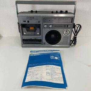 F◎ 東芝 TOSHIBA RT-2580L ラジカセ レトロ 通電未確認 現状品