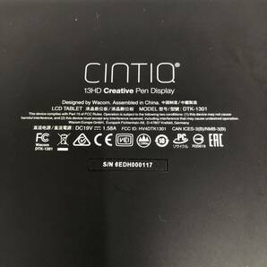 G※ WACOM ワコム 液晶ペンタブレット Cintiq 13HD DTK-1301 ペンタブレット 電源入りません 動作未確認 傷 汚れ 有り 外箱付きの画像6