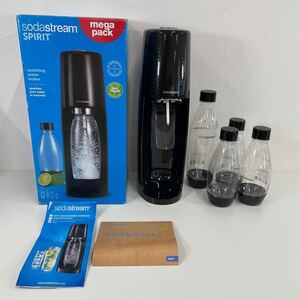 G* sodastream soda Stream Spirit Spirit starter kit black mega pack change bottle attaching carbonated water drop of water dirt equipped 