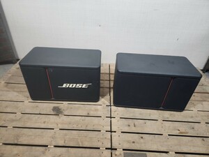 G☆ BOSE ボーズ DIRECT REFLECTING SPEAKER 301-AV MONITOR 8 OHMS スピーカー ペアスピーカー 音響機器 動作未確認 現状品