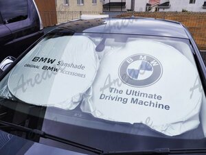 BMW サンシェード UVカット 遮光 日焼け防止 軽量コンパクト収納 ダッシュボード保護 TUE