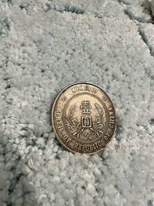  old coin Chinese . country . country memory . silver coin 