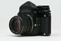 PENTAX 6x7 TTL 本体 / SMC TAKUMAR 105mm f/2.4 標準レンズ付き　※通電確認済み、現状渡し。_画像2