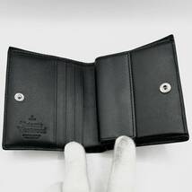 極美品 Vivienne Westwood ヴィヴィアン ウエストウッド 二つ折り財布 DEBBIE デビー オーブ 黒 ブラック_画像5