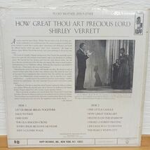 US盤　シャーリー・ヴァーレット 　SHIRLEY VERRETT　HOW GREAT THOU ART PRECIOUS LORD　シュリンク付き　kS-3394【管8】_画像2