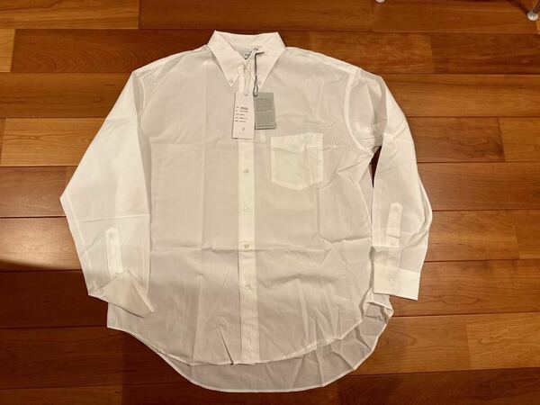 送料無料未使用品 graphpaper THOMAS MASON L/S B.D Box Shirt トーマスメイソン　白　ボタンダウン長袖　サイズ2