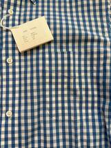 送料無料[フェアファクス] FAIRFAXシャツ 6607 メンズ長袖シャツ　ブルー　ギンガムチェック　４３サイズ_画像5
