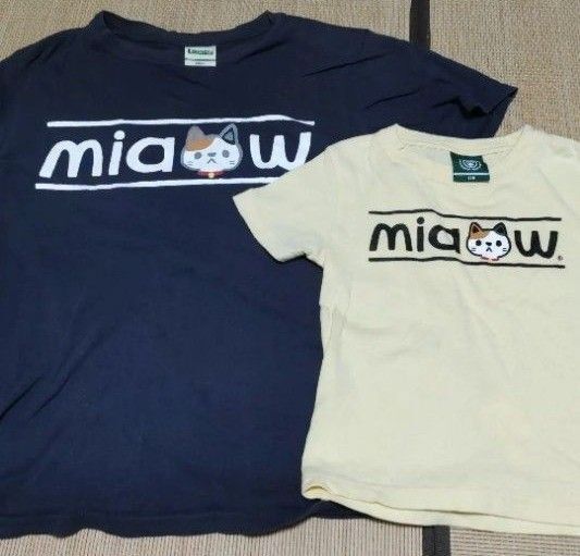 Laundry 親子 お揃い Tシャツ 大人 スモール 子供が 110 半袖Tシャツ 半袖