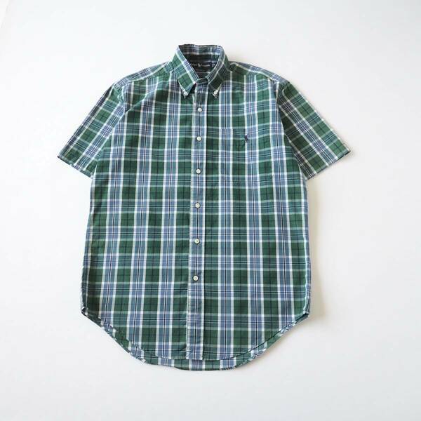 ラルフローレン　Ralph Lauren　BDシャツ　半袖　タータンチェック柄　美品　メンズ