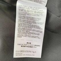 希少 極美品 1円 1スタ アルマーニエクスチェンジ ARMANI EXCHANGE テーラードジャケット 総柄 シャドーロゴ 黒 ブラック 2ボタン_画像9