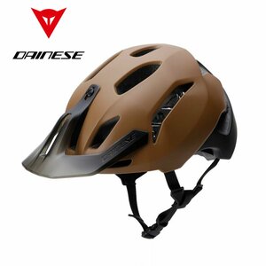 新品未使用 自転車用ヘルメット ダイネーゼ DAINESE LINEA 03 サイクリング マウンテン MTB 軽量 ラスティネイル×ブラック M-Lサイズ