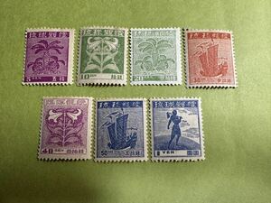 . lamp stamp the first next normal repeated .6 kind .1949 year issue unused glue equipped NH