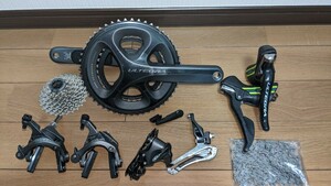 [送料無料]SHIMANO アルテグラ 6800 グループセット 2×11s コンポ クランク長170mm 50/34T 11-28T FD直付 RD SS パイオニア SGY-PM910H L