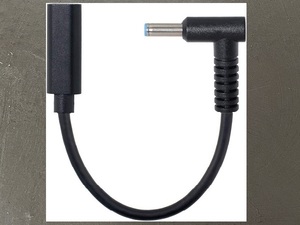 CableccタイプC USB-Cメス入力、DC 4.5 × 3.0mm 電源PD充電ケーブル 新品 HP ラップトップ 18-20V 適合 Type-Cメス、65W-100W Type-C