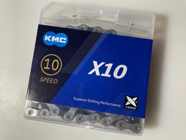 KMC x10 10スピード ロード マウンテンバイク チェーン 10S シルバー ブラック