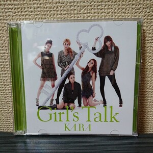 [ the first times limitation record A]Girl*s Talk|KARA[CD+DVD]2 sheets set 