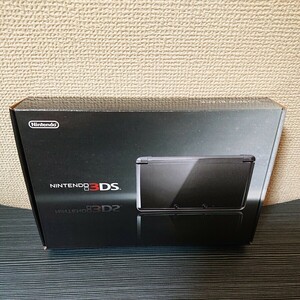 【美品】NINTENDO（ニンテンドー）3DS 本体 COSMOBLACK（コスモブラック）箱・説明書・付属品完備 