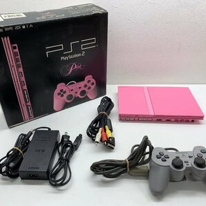 【動作確認OK】SONY ソニー PS2 PlayStation2 本体 ピンク SCPH-77000 PK ゲーム機 プレステ2の画像1