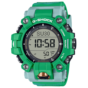 カシオ Ｇショック 電波時計 タフソーラー搭載 G-SHOCK MUDMAN ヒロオビフィジーイグアナ GW-9500KJ-3JR 限定BOX付 GW9500KJ3JR