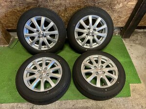 weds raurion RSO1 14インチ 5.5J +38 165/65R14 DUNLOP ENASAVE EC300+ 2022年製 バリ山 夏タイヤ タイヤホイール 4本セット H