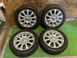 weds LB 14インチ 4.5J +45 155/65R14 BRIDGESTONE NEXTRY 2021年製 バリ山 夏タイヤ タイヤホイール 4本セット H