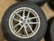 NISSAN エクストレイル 純正 17インチ 7J +45 225/65R17 YOKOHAMA iceGUARD G075 バリ山 スタッドレス タイヤホイール 4本セット K_画像4