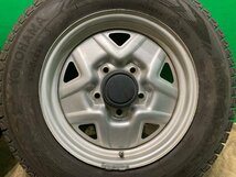 SUZUKI スズキ ジムニー 純正 スチール 16インチ 5J 175/80R16 iceGUARD G075 2022年製 バリ山 スタッドレス タイヤホイール ４本セット K_画像3