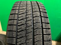 PREO L5 17インチ 7J +45 215/55R17 BRIDGESTONE BLIZZAK VRX2 2022年製 バリ山 イボ付き スタッドレス タイヤホイール 4本セット K_画像7