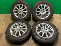 NISSAN 日産 純正 17インチ 7J +45 225/65R17 BRIDGESTONE BLIZZAK DM-V3 バリ山 スタッドレス タイヤホイール 4本セット K_画像1