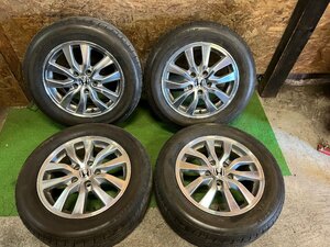 HONDA ホンダ オデッセイ 純正 16インチ 6.5J +55 PCD114.3 5H 215/60R16 BRIDGESTONE NEXTRY 夏タイヤ タイヤホイール 4本セット H