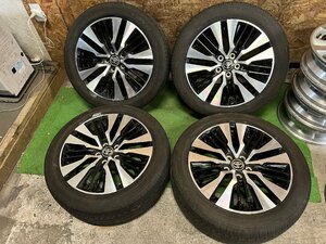 TOYOTA 30系 アルファード 純正 18インチ 7.5J +45 235/50R18 TOYO TRANPATH R30 2021年製 夏タイヤ タイヤホイール 4本セット K