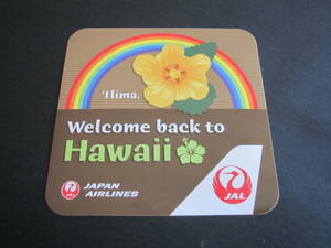 JAL■日本航空■Welcome back to Hawaii■イリマ■Ilima■フラ■ラカ■JAPAN AIRLINES■公式ステッカー