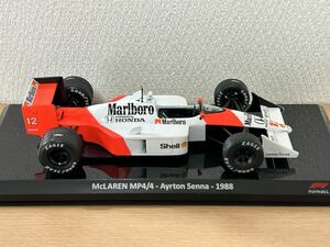  Marlboro сигареты specification tia Goss чай ni большой шкала F1 коллекция No.1 1/24 McLAREN Honda MP4/4 i-ll тонн * Senna 