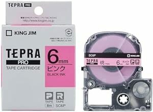 キングジム テープカートリッジ テプラPRO SC6P 6mm ピン