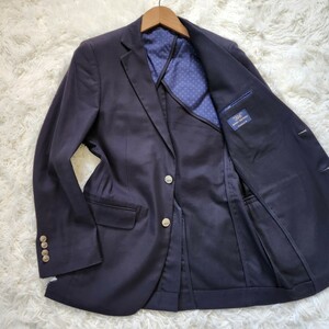 美品 ブルックスブラザーズ【FITZGERALD FIT 紺ブレ 銀ボタン サイズ46 M 相当】BrooksBrothers テーラードジャケット ダークネイビー