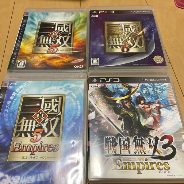 真・三國無双6ほか無双系PS3ソフト4本セット