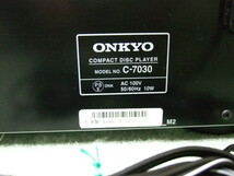 ★ONKYO(オンキョー) C-7030 CDデッキ プレーヤー★動作品_画像7