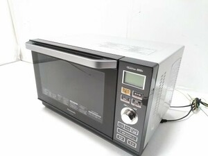 ○Panasonic パナソニック NE-M266-H オーブンレンジ 電子レンジ 角皿付き B-5143　〒140 ○