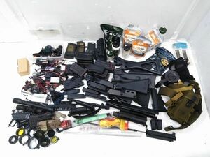 ! Junk military toy gun goods large amount summarize set approximately 120 point approximately 27kg magazine battery BB. stock other small articles E051606G @160!